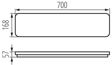 Plafonieră LED Kanlux 38795 LINCEA LED/15/20/24W/230V 3000/4000/6500K IK08 IP40