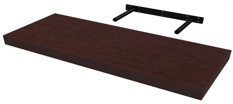 Raft perete 80x23.5x3.8 cm, Wenge