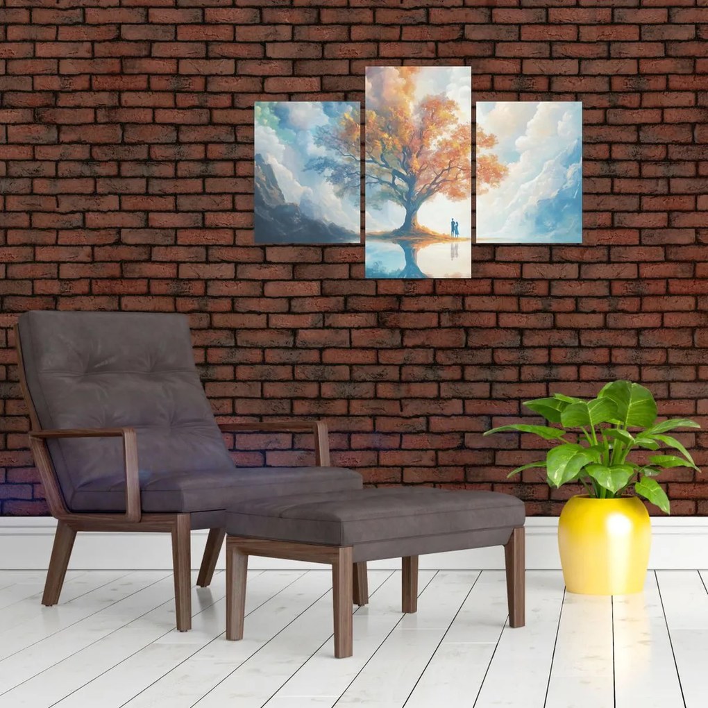Tablou – Arborele vieții și al iubirii (90x60 cm)