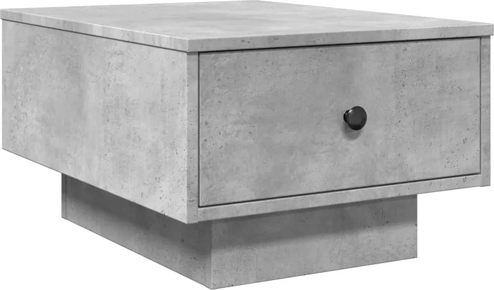 vidaXL Măsuță de cafea, gri beton, 60x45x31 cm, lemn prelucrat