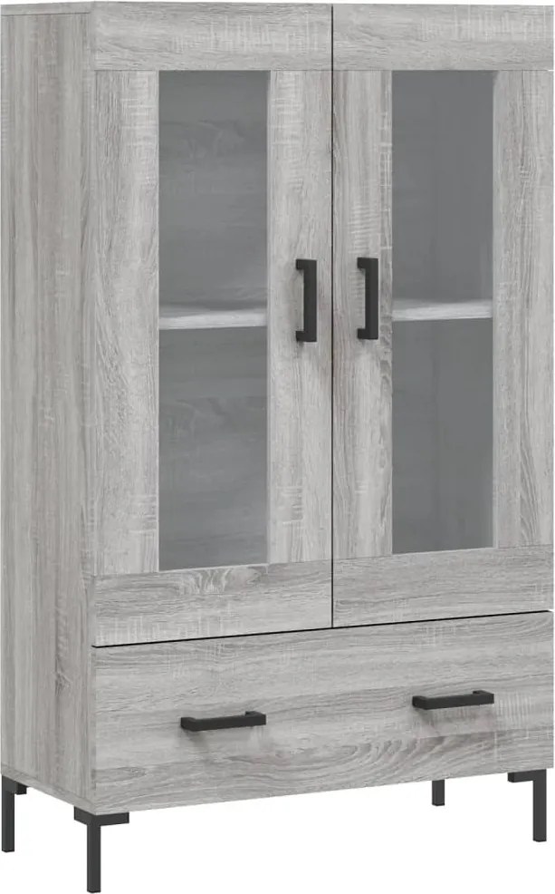 vidaXL Dulap gri Sonoma 69,5x31x115 cm, lemn prelucrat