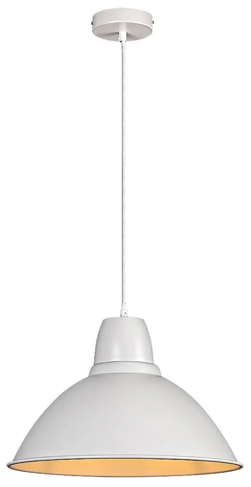 Lustra, Pendul design industrial Wilbour alb
