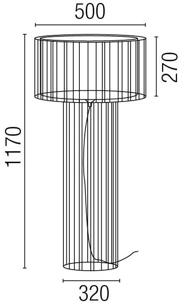 Lampadar, lampa de podea Linda 29312