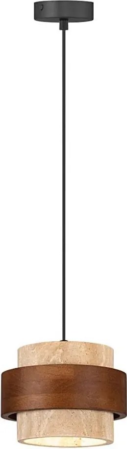 Lustră suspendată pe cablu SUSAN 1xGX53/15W/230V maro/bej