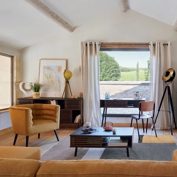 Lampadar Atmosphera LAHTI 1xE27/25W/230V paulovnia