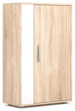 Mobilier living BRICK, stejar sonoma/alb