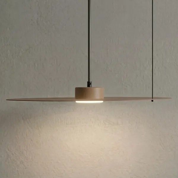 Lustră suspendată pe cablu PIATTO 1xGX53/15W/230V, diam. 45 cm, bej