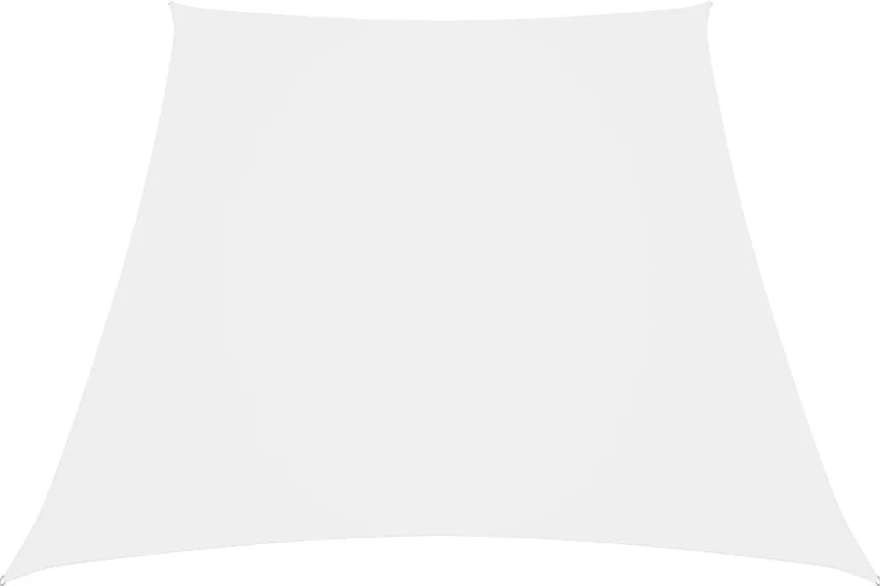 vidaXL Parasolar, alb, 2/4x3 m, țesătură oxford, trapez