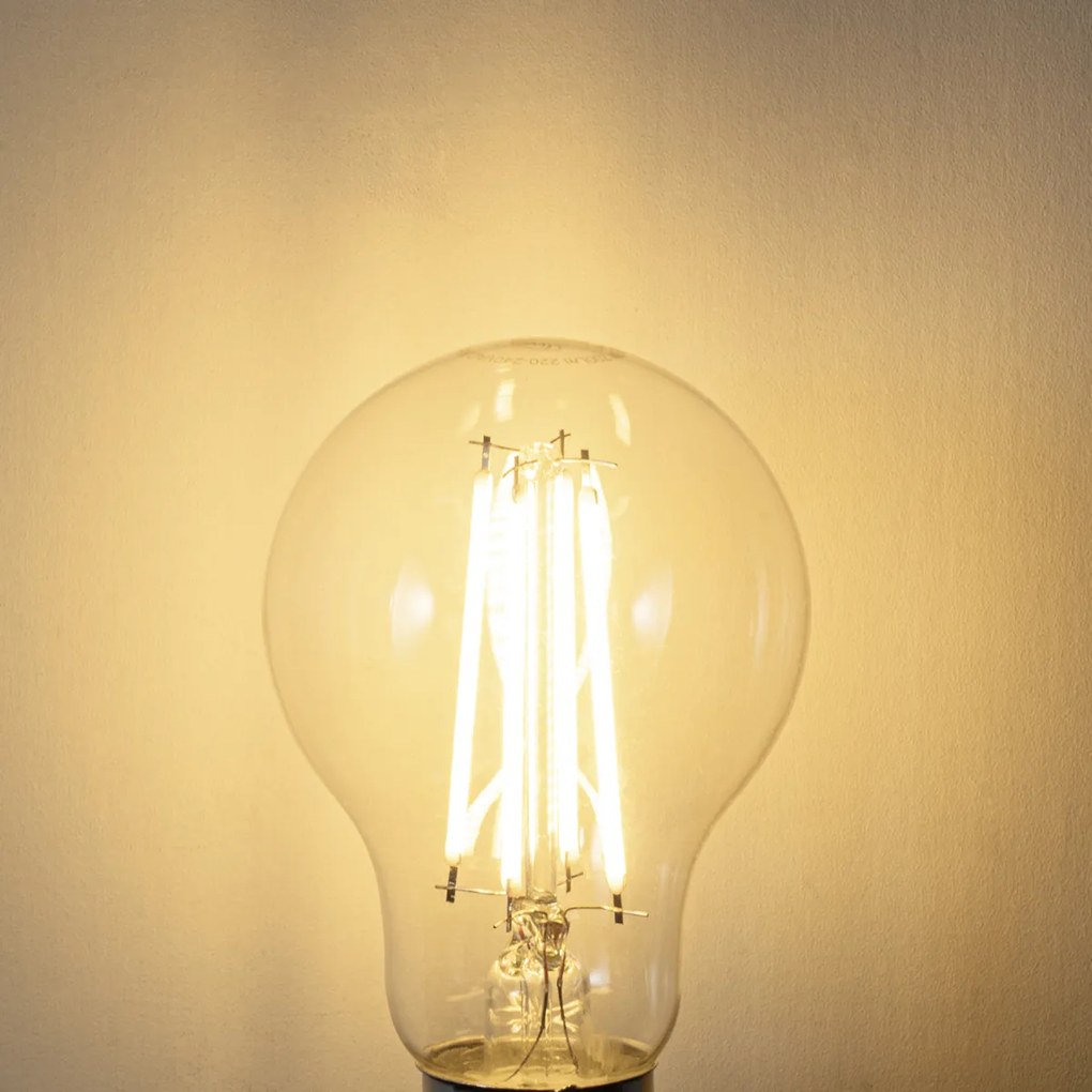 Set de 5 becuri LED E27 dimabile A60 6W 500LM 3000K