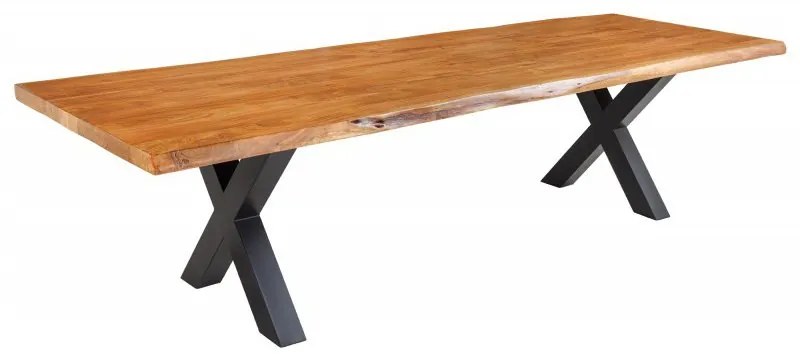 Masa design industrial vintage Mammut X 300cm, salcam