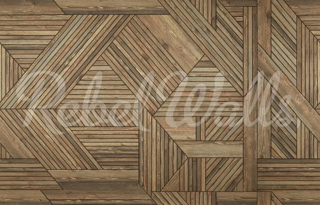 Tapet Wooden Art Bold, Oak, Rebel Walls