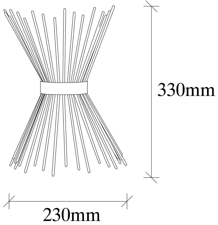 Aplică de perete neagră Kirpi – Opviq lights