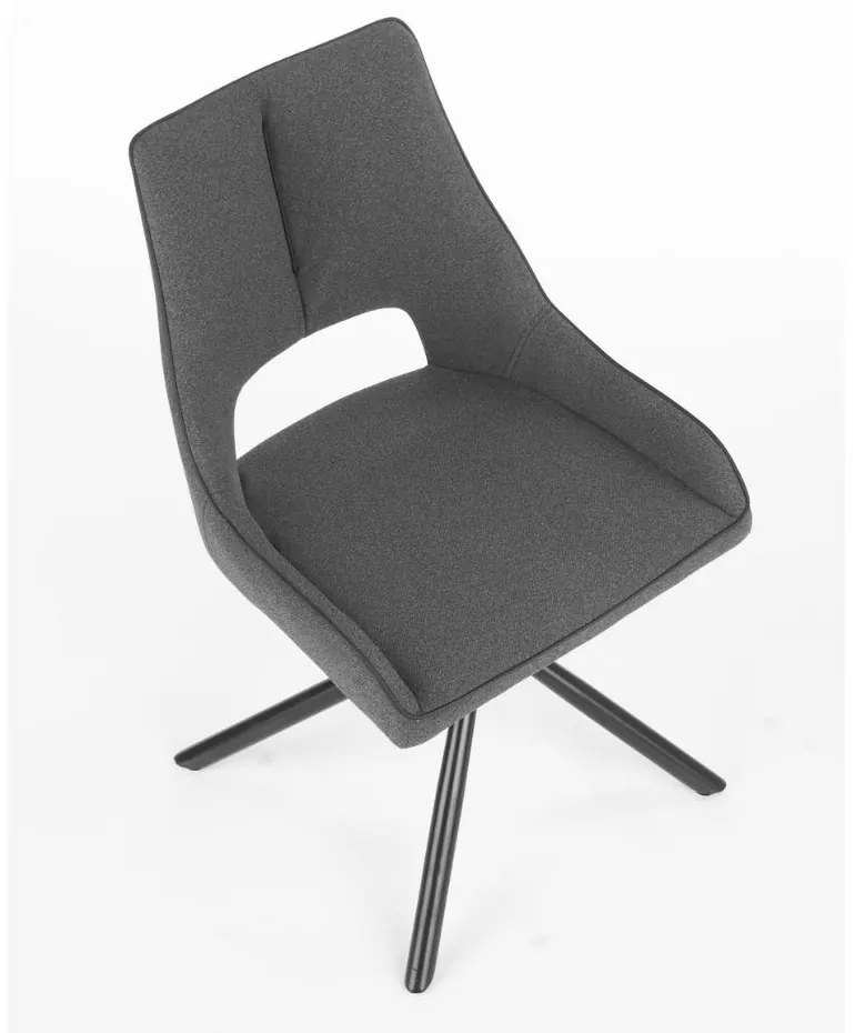 Scaun de bucaterie Varian, gri/negru