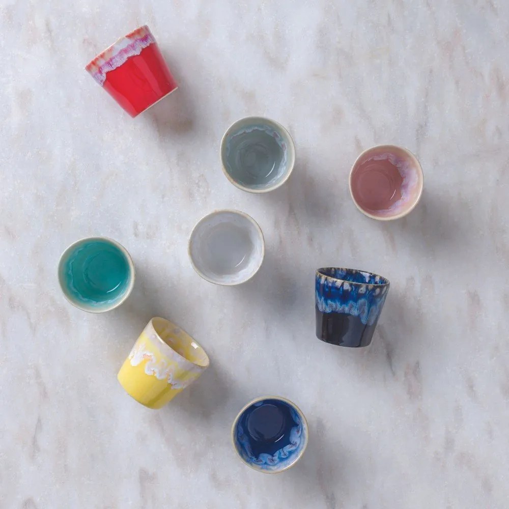 Ceașcă albă pentru espresso din gresie 90 ml Grespresso – Costa Nova