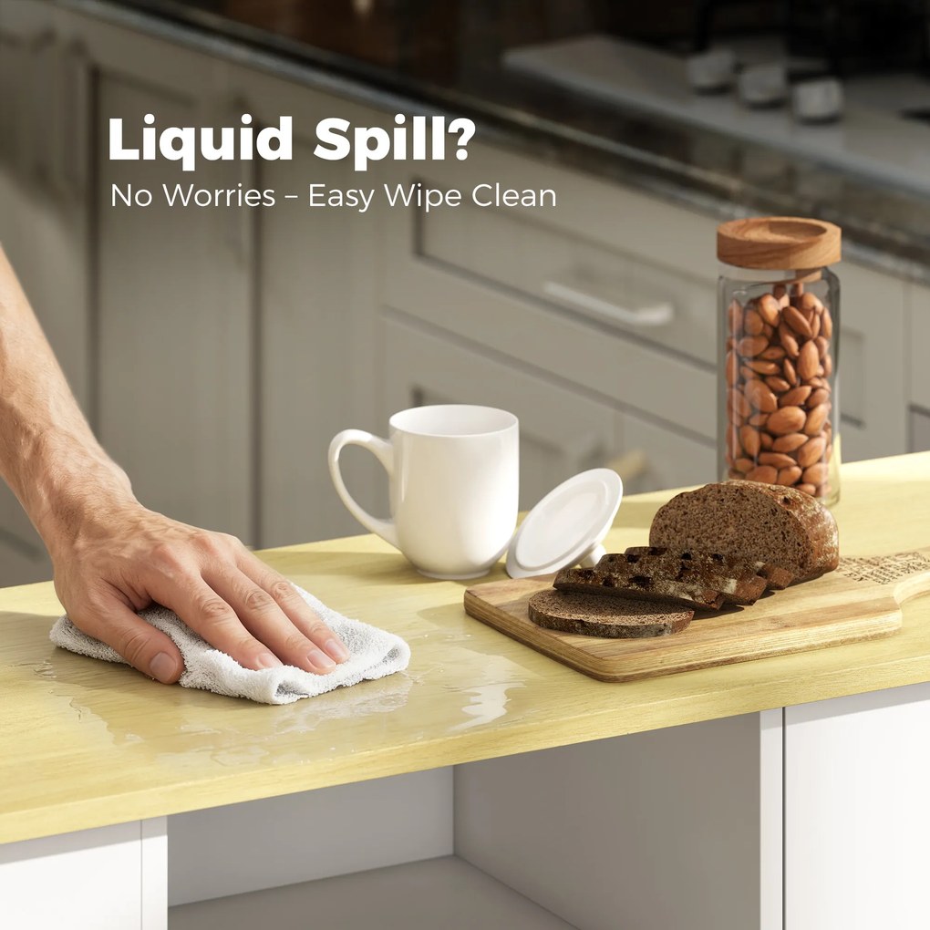 HOMCOM Cărucior mobil multifuncțional pentru depozitare | Aosom Romania