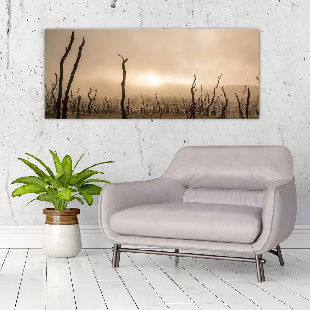 Tablou - Copaci goi (120x50 cm)
