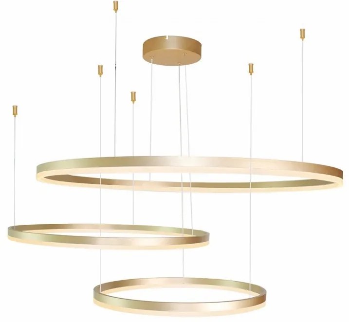 Lustra LED XXL suspendata design modern circular geometric Halo GO