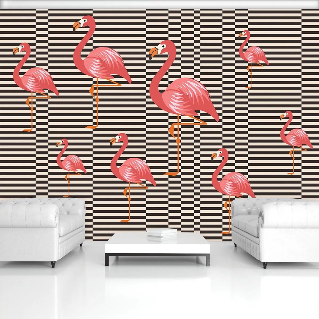 Fototapet - Flamingo (152,5x104 cm)