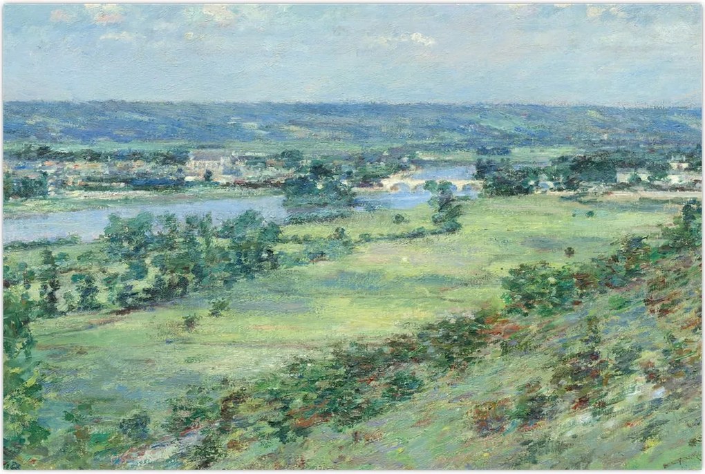 Tablou - Theodore Robinson, The Valley of the Seine, From the Hills of Giverny, reproducere (90x60 cm)