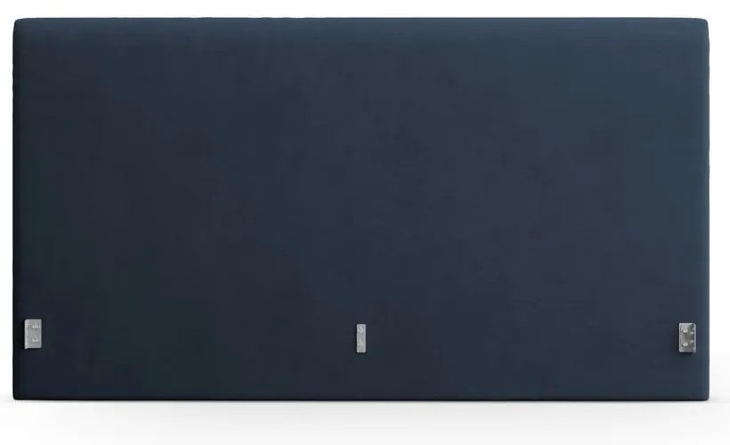 Tăblie de pat albastru-închis tapițată 170,5x100 cm Remo – Micadoni