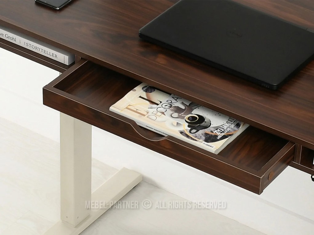 Masă PC Osto 120 (nuc + crem). 1109830
