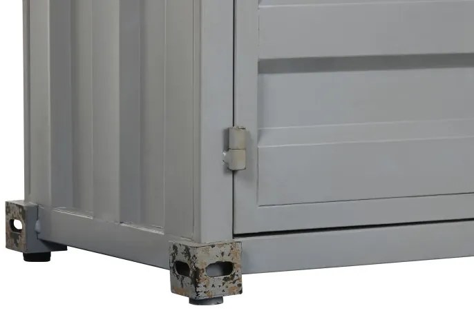 Bufet, gri, din metal, stil industrial, Cargo