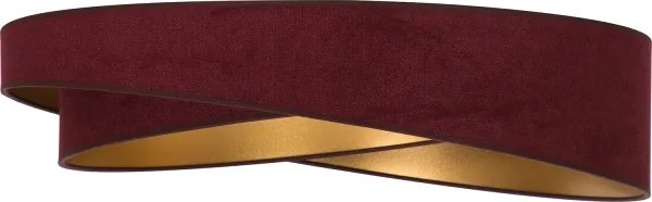 BRILAGI - Lampă LED dimabilă VELVET TWIST LED/36W/230V CCT Ø 65 cm WT vișiniu/auriu + telecomandă