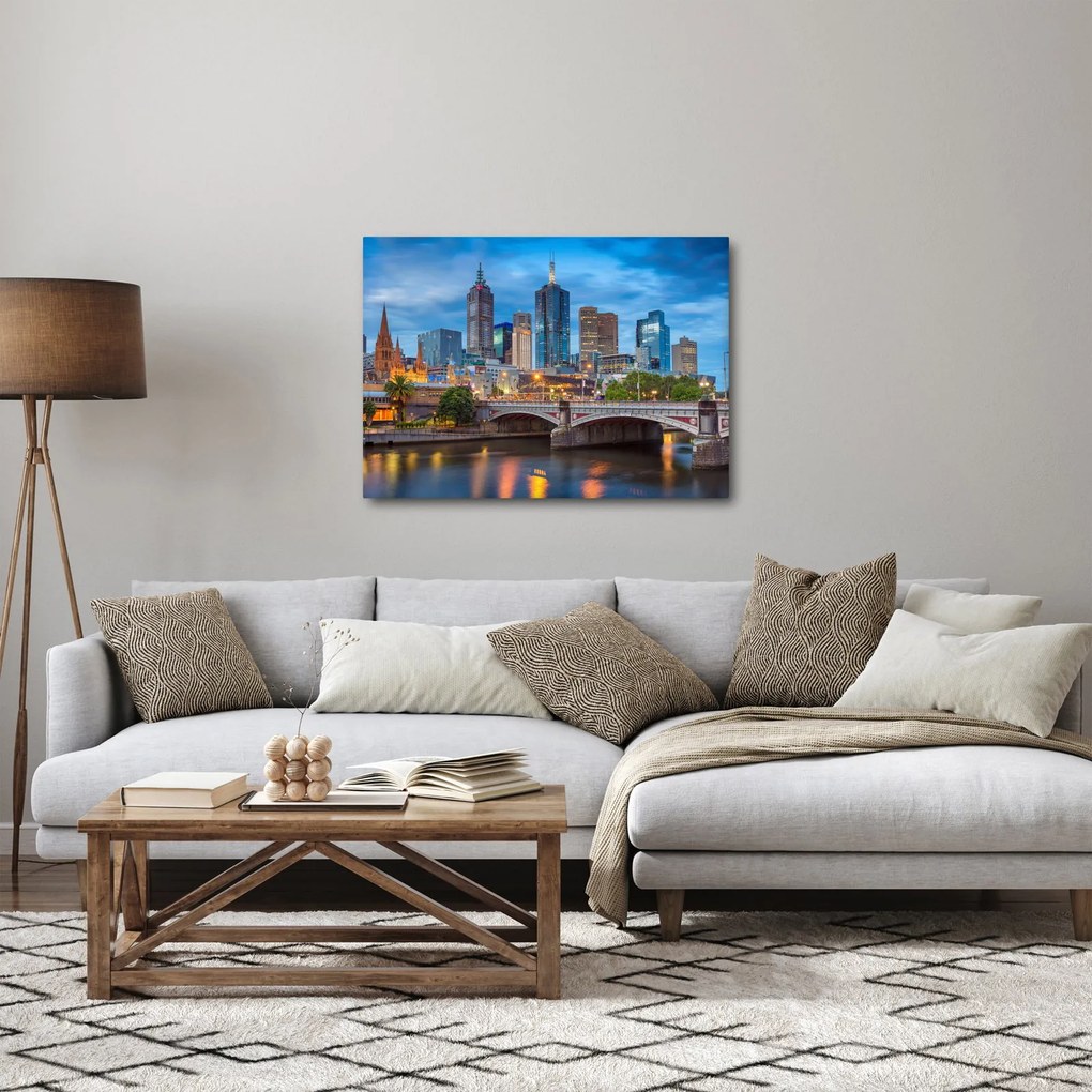 Tablou cu orașul Melbourne (70x50 cm)