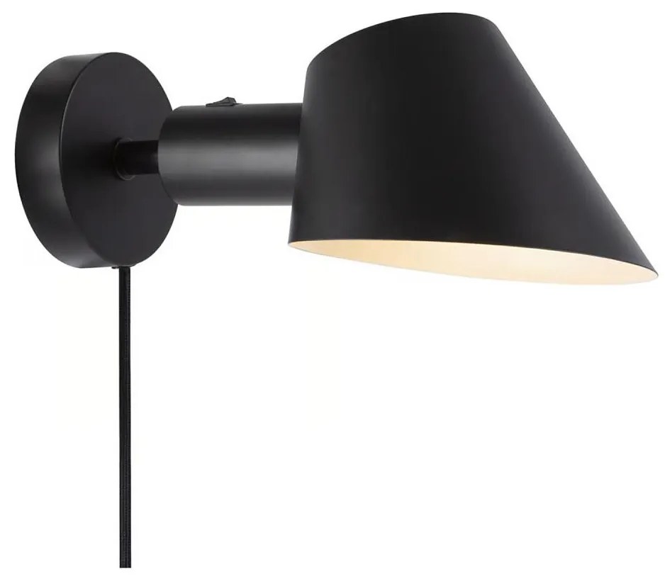 Nordlux - Aplica de perete STAY 1xE27/60W/230V neagră