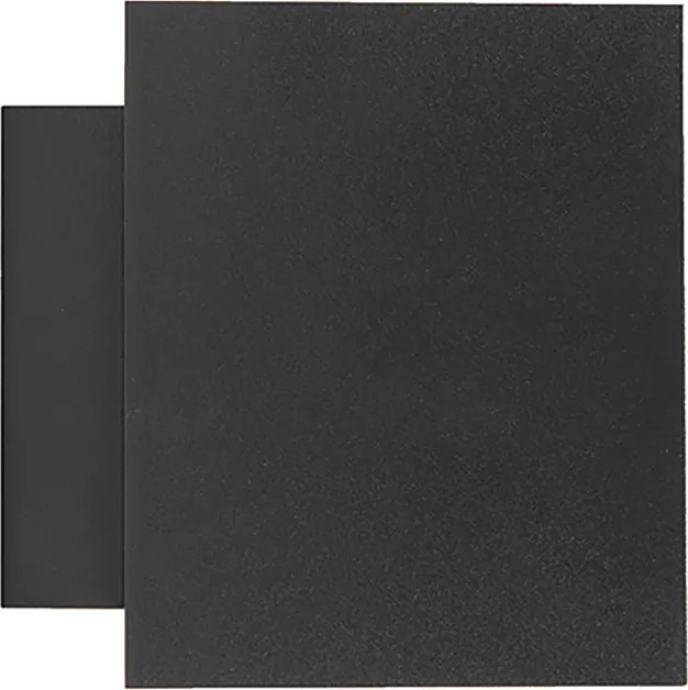 Aplica de perete inteligenta neagra si aurie patrata incluzand Wifi G9 - Sola