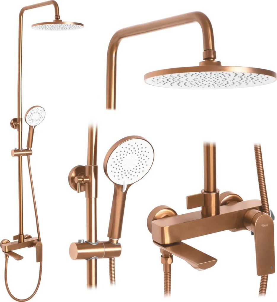 Set dus REA AVALON Copper BRUSH