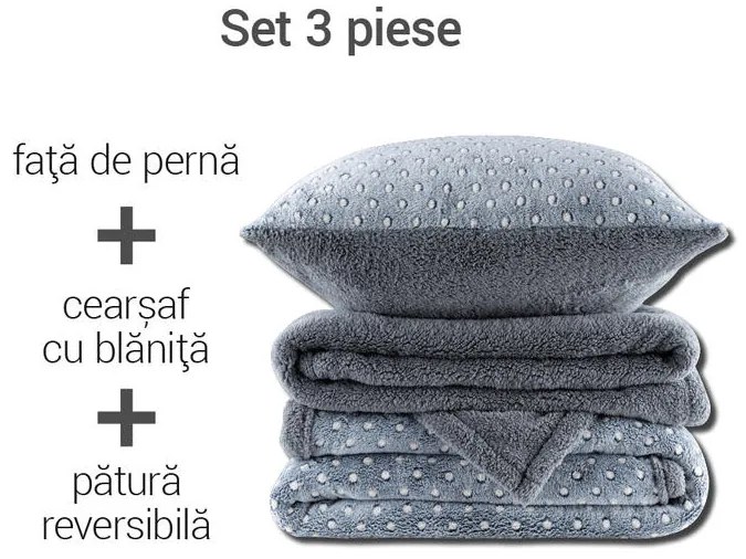 Set cu blăniţă POLKA 3 buc