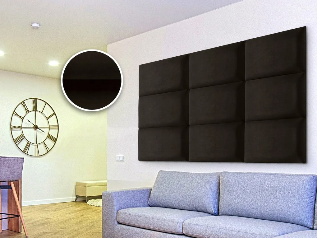 Panou tapițat Soundless 40x30 cm (gri negru). 1068516
