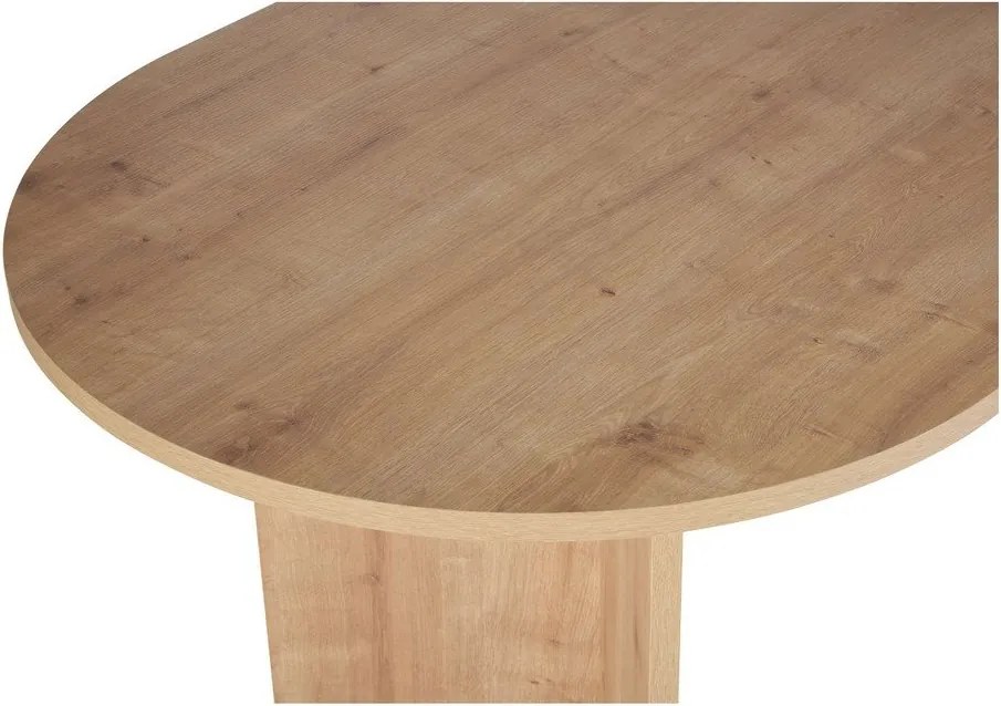 Masă de dining cu aspect de lemn de stejar 90x200 cm Sabella – Kalune Design