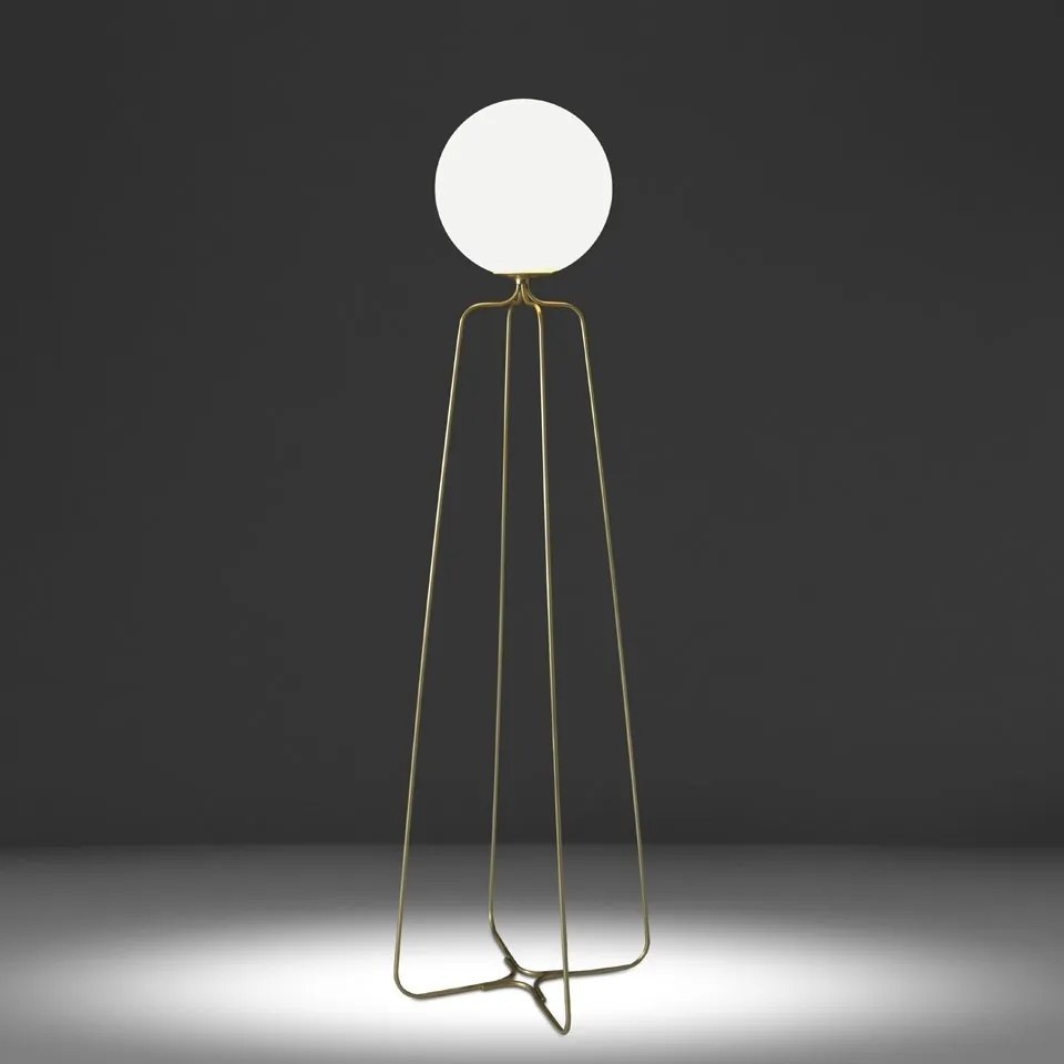 Lampadar, Lampa de podea eleganta design minimalist Golden
