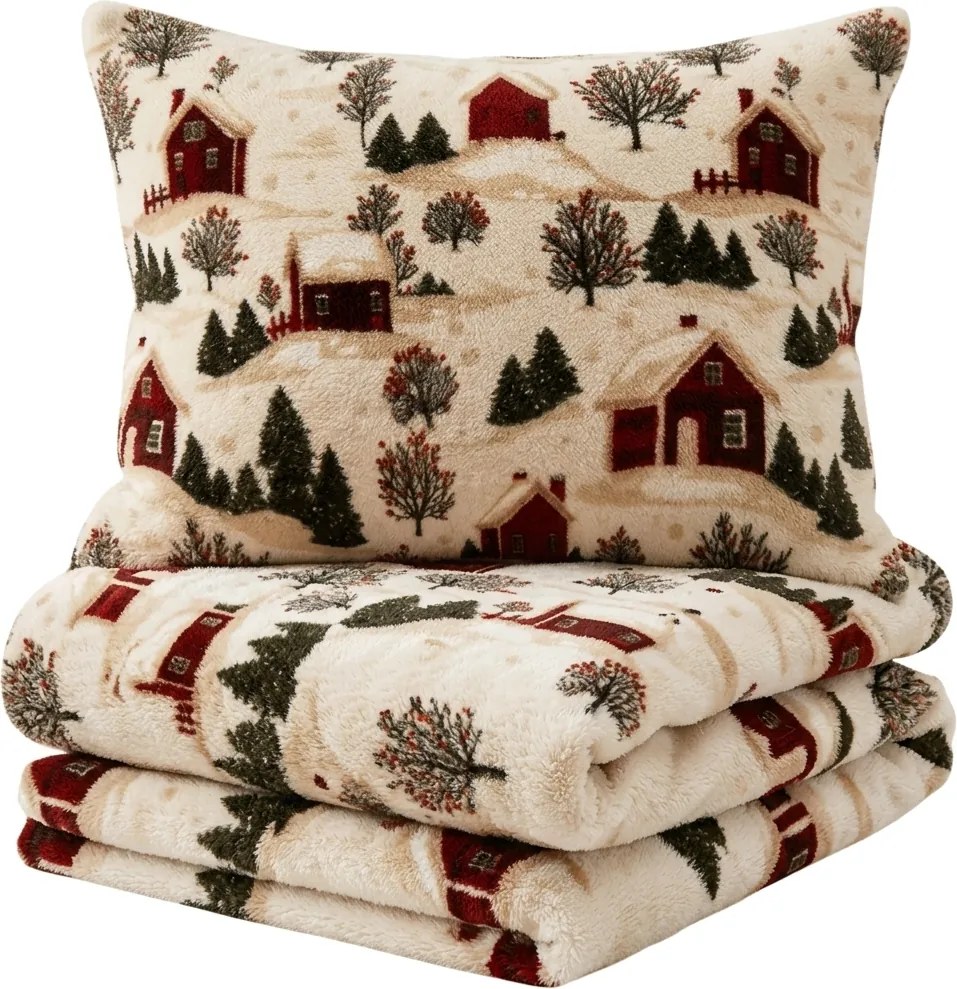 Lenjerie cocolino FARM HOUSE crem Dimensiune lenjerie de pat: 70 x 90 cm | 140 x 220 cm