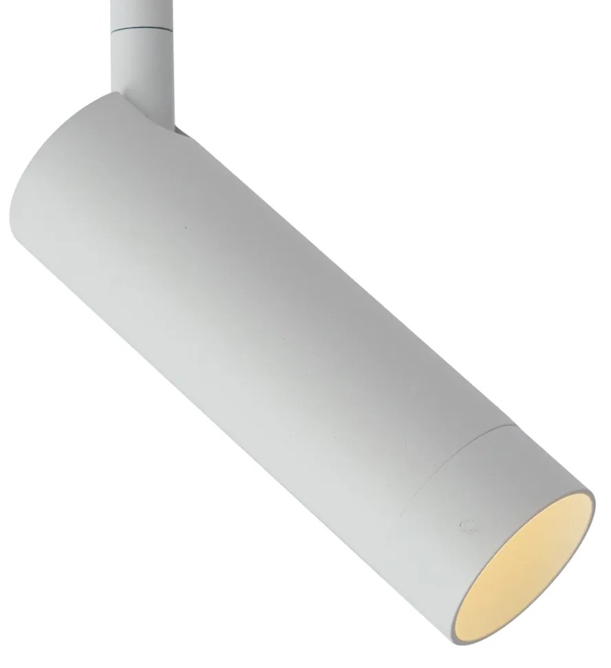 Spot modern alb pentru sistem de șină monofazat GU10 35mm - Slimline Uzzy