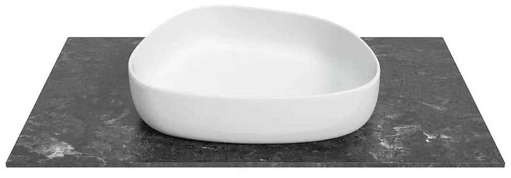 Chiuveta inox Inter Ceramic Tampico cu o cuva fara picurator finisaj inox satinat 50x50 cm