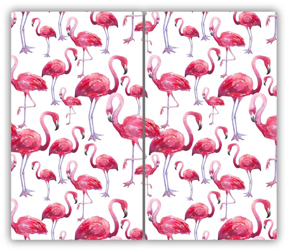 Tocator din sticla Flamingos