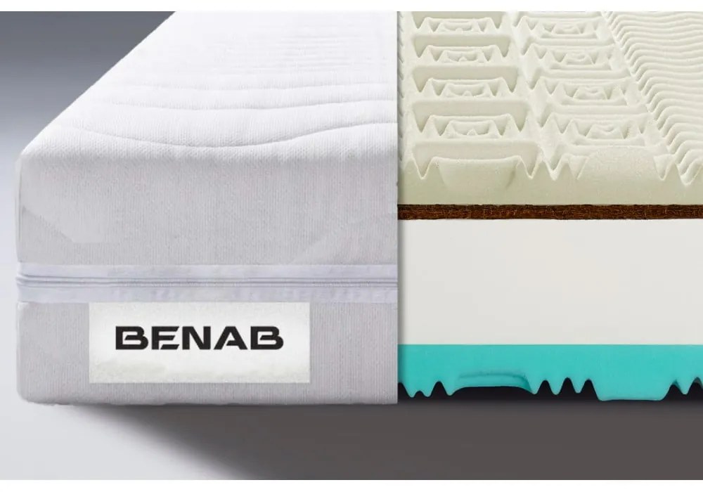 Saltea fermă/mediu-fermă din spumă reversibilă 80x200 cm Visco Touch – BENAB