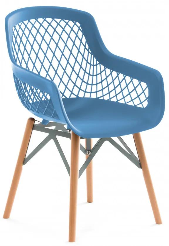 Set 4 scaune Minimalist albastre