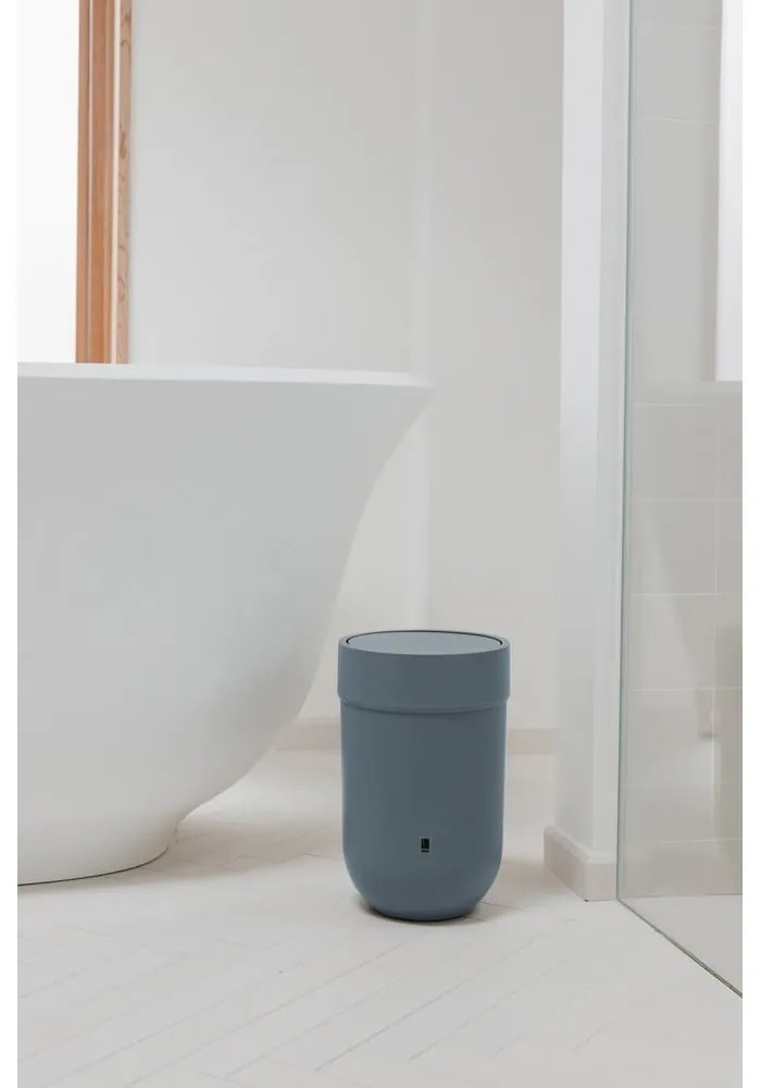 Coș de gunoi albastru din plastic 6 l Touch – Umbra