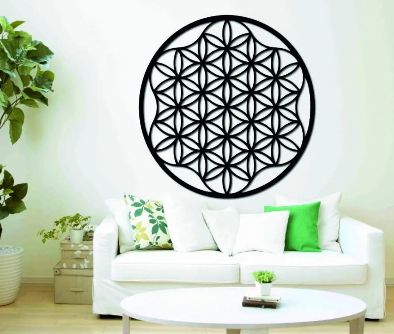 SENTOP | Pictură Mandala pe perete din placaj până la 120 cm