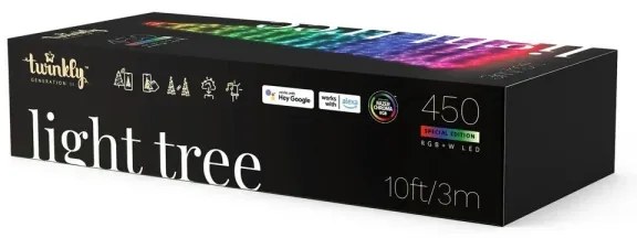 Twinkly TWP750SPP-BEU LED RGBW brad de Crăciun exterior 750 LED 4m IP44 Wi-Fi