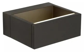 Lucide 28857/06/30 - LED aplica perete exterior GOA LED/6W/230V negru IP54