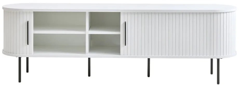 Comodă TV albă 180x56x45 cm Nola – Unique Furniture