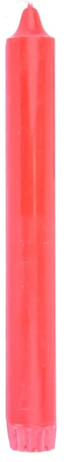 Set 4 lumânări lungi Ego Dekor ED, timp de ardere 7 h, roșu