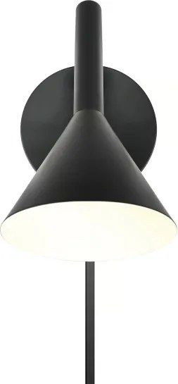 Nordlux - Aplică de perete KELVIS 1xGU10/12W/230V neagră