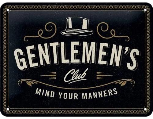 Placă metalică Getlemen‘s Club