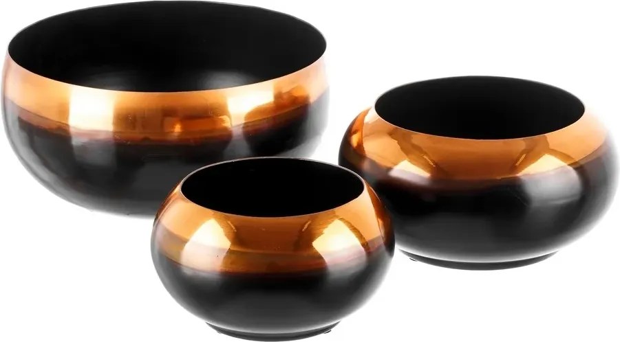 Vas decorativ din aluminiu BRONCE, 33cm SX-105800